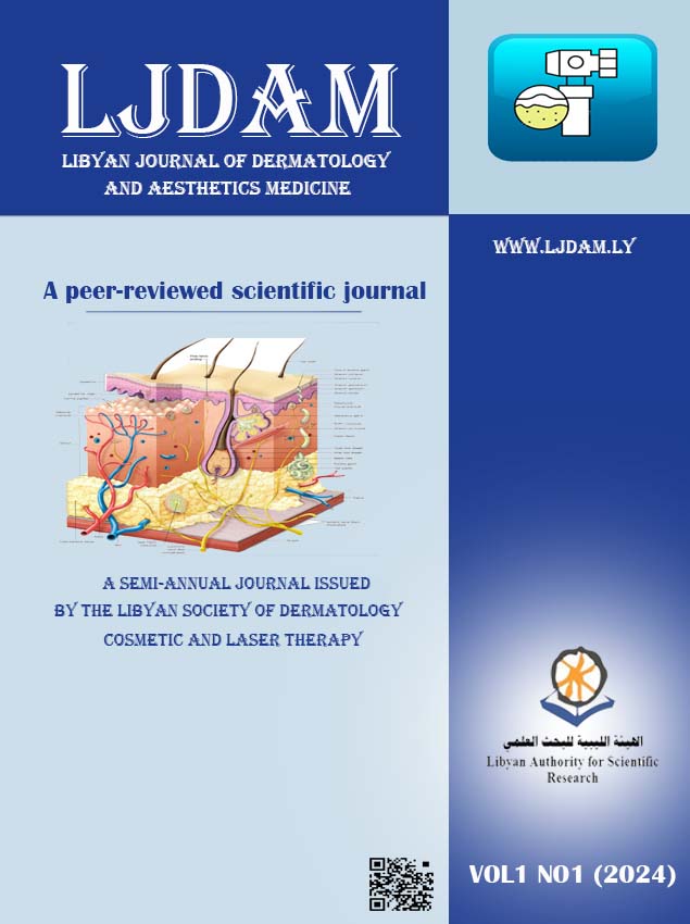 					View Vol. 1 No. 1 (2024): Libyan journal of Dermatology And aesthetics medicine
				